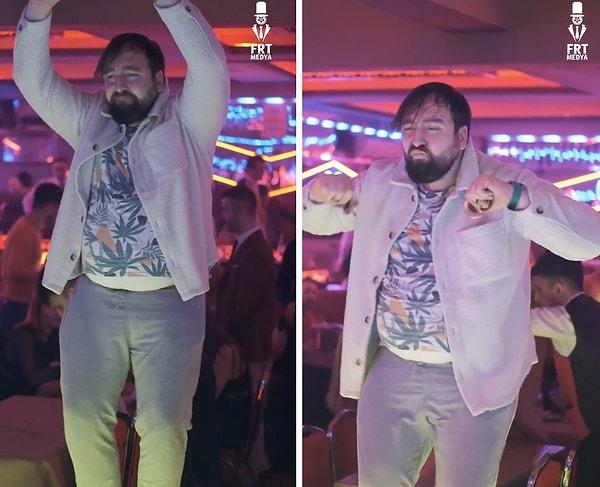 Çubuklu Yaşar olarak bilinen bir adamın pavyonda yaptığı dans sosyal medyada viral oldu.