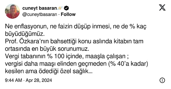 Yine ekonomiyle yakından ilgilenenler ve vergi adaletsizliğini fark edenler de yorumlar da öne çıktı.