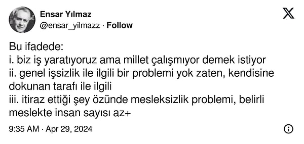 Ekonomistler de başta olmak üzere Mehmet Cengiz'in açıklamalarına yorumlar gecikmedi.