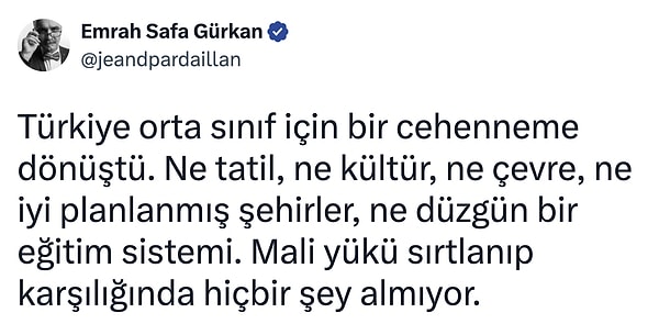 ESG ise bu konuya orta sınıf penceresinden baktı.