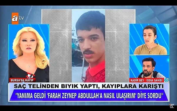 15 yaşındaki Kaan bulundu, "Benim kötü bir niyetim yoktu. Ben sadece ona aşk besledim ve kendisiyle tanışmak istedim" dedi.