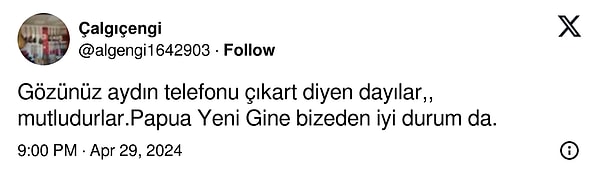 Dünyanın en fakir ülkeleri içinde yer alan Papua Yeni Gine gibi bir ülkenin para birimine karşı TL'nin değer kaybını öne çıkaranlar da oldu.