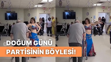 Huzurevinde Yaşayan Adam Doğum Günü Partisinde Dansöz Çağırarak Eğlenceye Doydu