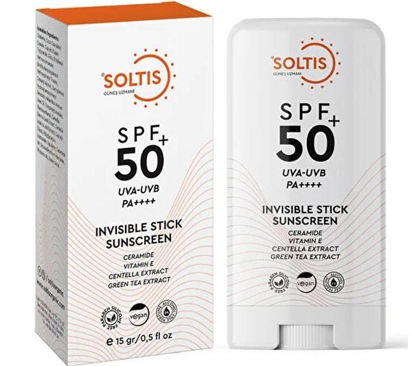 Soltis Şeffaf Stick Güneş Koruyucu SPF50+