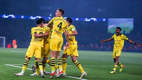 Geçtiğimiz hafta Şampiyonlar Ligi yarı final ilk maçında PSG'yi evinde 1-0 mağlup eden Dortmund, rövanş maçında da sahadan 1-0 galip ayrıldı.