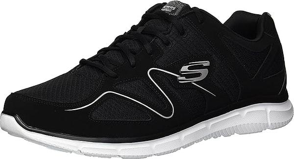 Skechers Erkek Verse-Flash Point Spor Ayakkabı Siyah/Beyaz