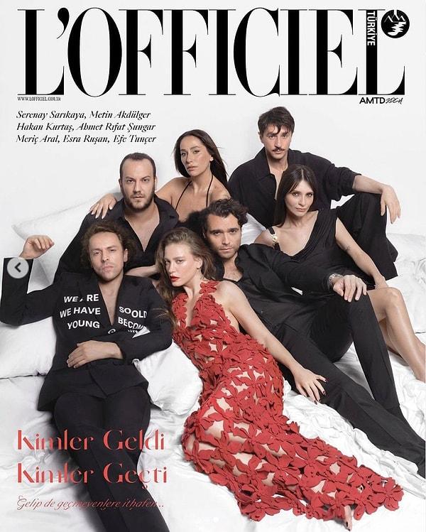 Belki denk gelmişsinizdir, Sarıkaya'nın ekiple birlikte L'Officiel dergisine verdiği pozlarda giydiği dantelli kırmızı elbise epey dikkat çekmişti.
