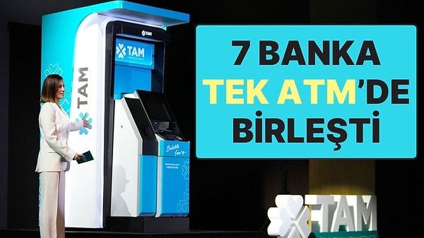 Yedi Kamu Bankası Tek ATM'de Toplandı
