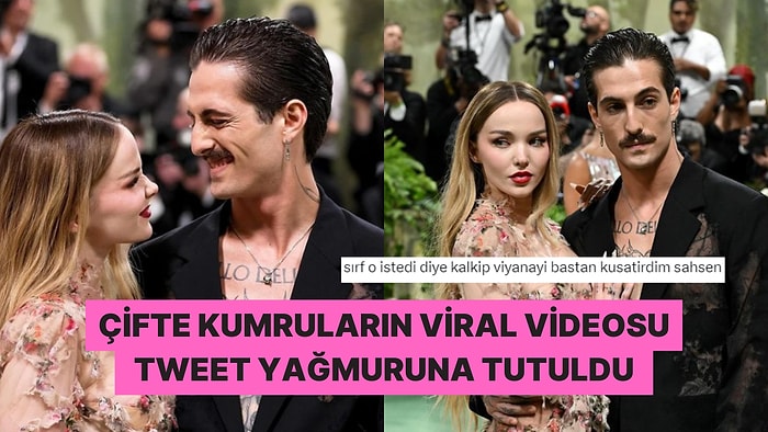 Dove Cameron ile Maneskin Grubunun Solisti Damiano Verdikleri Aşk Dolu Pozlar ile X'te Gündem Oldu