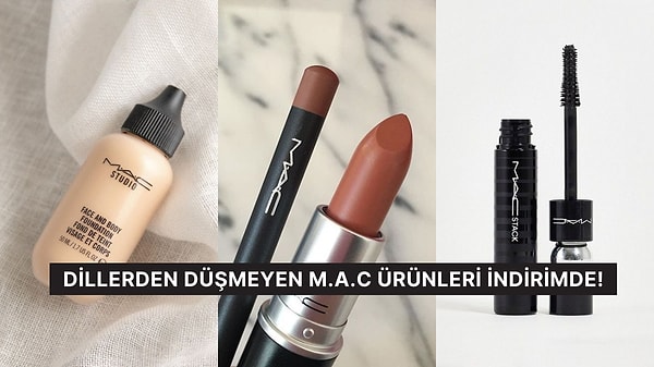 MAC Cosmetics ürünlerindeki kaçırılmayacak indirimleri de aşağıda derledik. Makyaj paletleri, cilt ürünleri, dudak kalemleri ve daha fazlasını aşağıda bulabilirsiniz.