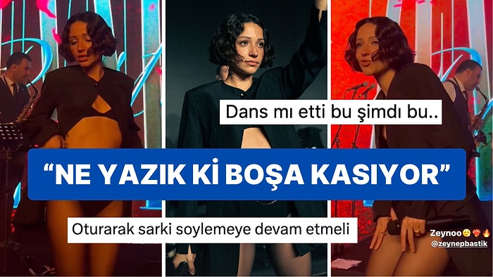 Seksi Dans Ettiğini Zanneden Zeynep Bastık'ın Hareketleri Fena Dile Düştü!