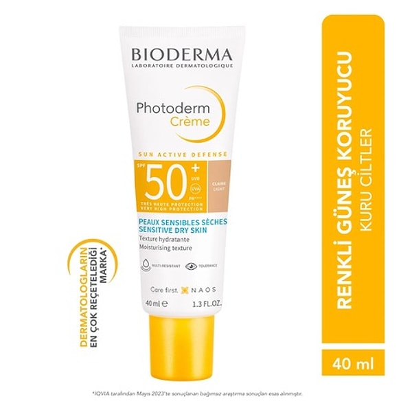 10. Bioderma Photoderm Cream SPF50+ Light