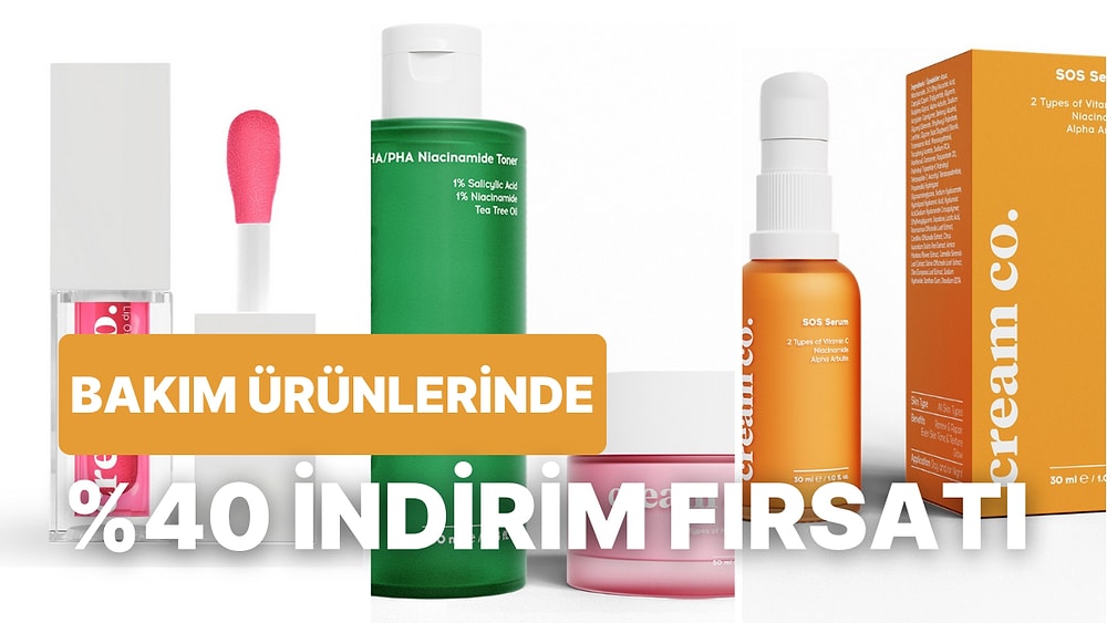 Cildine Önem Verenlere Özel Cream.Co Ürünlerinde Büyük İndirim