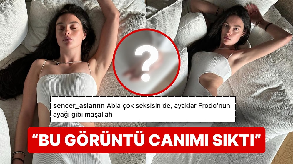 Melis Sezen'in Beyaz Elbisesiyle Şov Yaptığı Son Paylaşımında Palete Benzetilen Ayakları Dillere Fena Düştü!