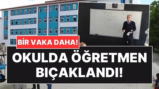 Müdür Cinayeti Sonrası Yine Bir Okul Karıştı: Kopya Çeken Öğrenci, Öğretmenini Bıçakladı