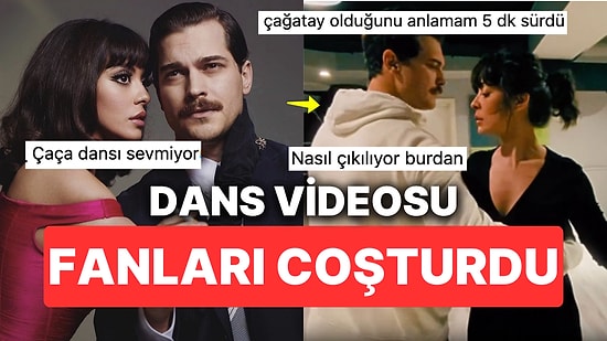 Selin Şekerci ve Çağatay Ulusoy Yeşilçam Dizisi İçin Dans Ettikleri Anı Paylaşınca Yer Yerinden Oynadı