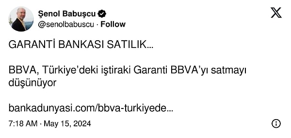 GARAN hisseleri yaklaşık yüzde 2 eksiyle 87,95 seviyesinden işlem görüyor.