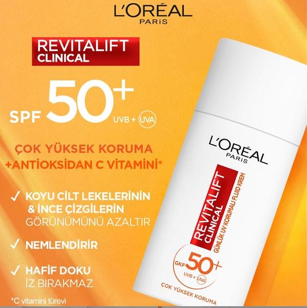 1. L'Oréal Paris 2'li Revitalift Clinical Vitamin C Uv Fluid Seti
