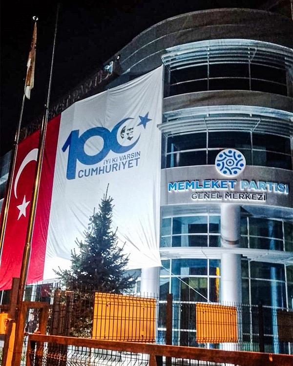 Yerel seçimlerde Türkiye genelinde yüzde 0.17 oy alan Memleket Partisi, genel merkez binası boşaltılarak kapatıldı ve kapısına da kilit asıldı. Memleket Partisi’nin bu kararı tasarruf amacıyla aldığı ve Etimesgut semtinde küçük bir ofise taşınacağı bildirildi.