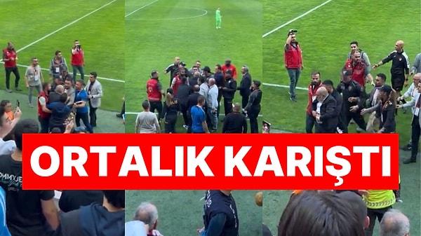 Kayserispor Başkanı Ali Çamlı Konya Maçında Sahaya Girdi!