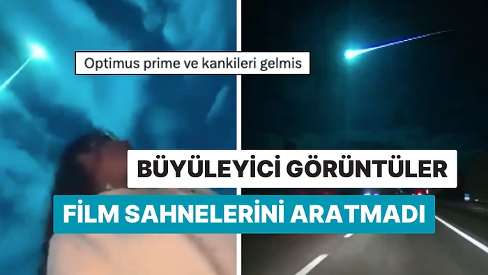 Neye Uğradıklarını Şaşırdılar: İspanya ve Portekiz Semalarında Görüntülenen Dev Meteor Geceyi Aydınlattı!