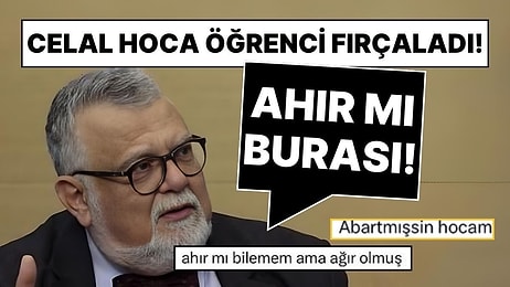 Celal Şengör Verdiği Konferansta Telefona Bakan Kişiyi Fena Azarladı: “Ahırda Kişneyen Beygirden Farkı Yok!”