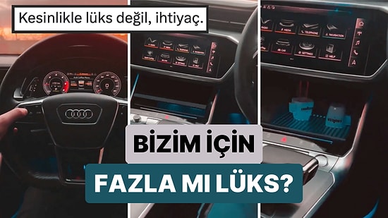 Bizim İçin Çok mu Lüks? Bir Sürücü Aracındaki Kahve Menüsünden Kendisine Hazırladığı Espressoyu Paylaştı