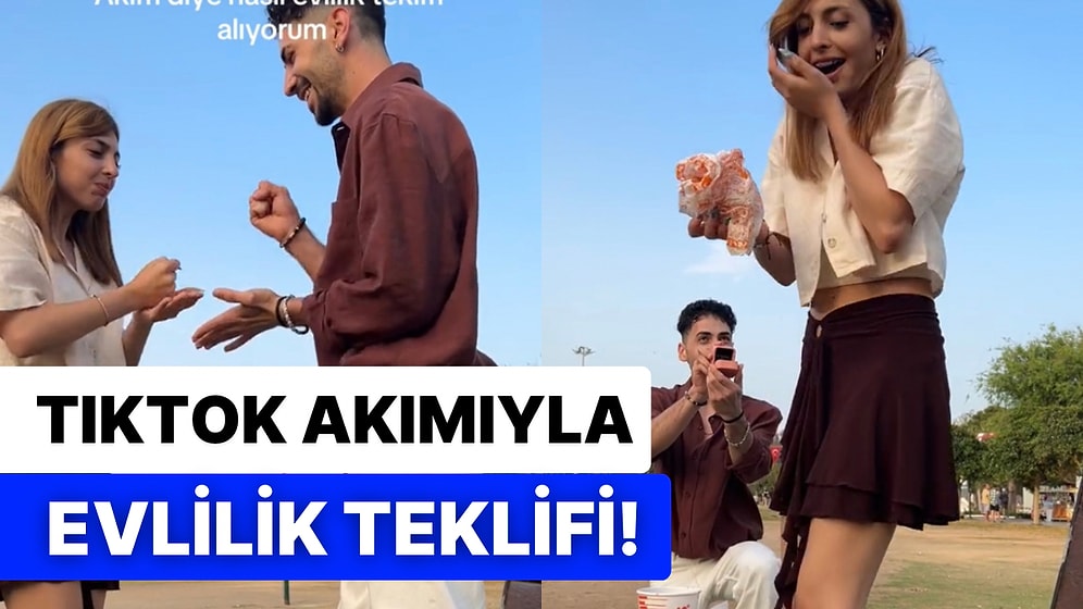 TikTok Akımını Evlilik Teklifine Dönüştürerek Dünyanın En Doğal Tekliflerinden Birini Yapan Adam