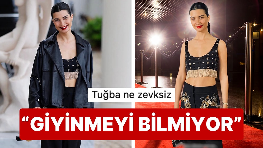 Çeyiz Sandığından Fırlama Bir Kombin Daha: Cannes'a Giden Tuba Büyüküstün'ün Tarzı Dillere Düştü!