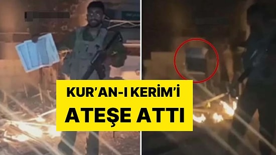 Yıkılan Camiye Giren İsrail Askeri, Kur'an-ı Kerim'i Yaktı