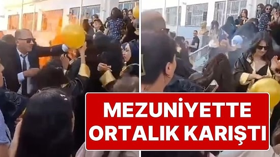 Lisedeki Mezuniyet Töreninde Helyumlu Balon Patladı: 8 Öğrenci Yaralandı