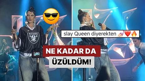 Ünlü Şarkıcı Hande Yener Sahnede Rüzgar Gibi Esti: Şarkısını Mimikleri Eşliğinde Söyledi!
