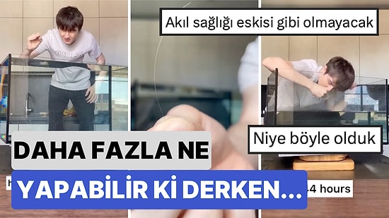 Daha Önce Kürdanla Su İçerken Ağzını Parçalayan Çocuk Bu Seferde 100 Litre Suyu Kendi Saç Teliyle İçti