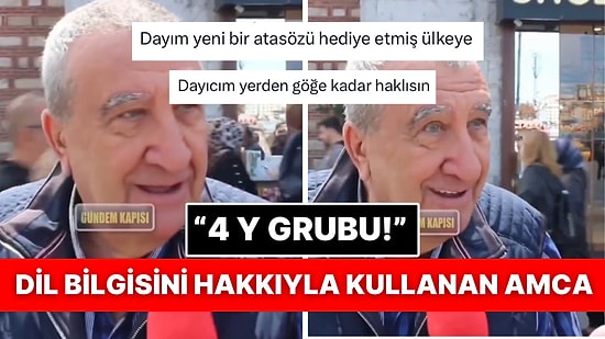 Türkiye’nin En Büyük Belası Sorulan Amcanın Sadece Kendisinin Söyleyebildiği Cevabı: “4 Y Grubu”