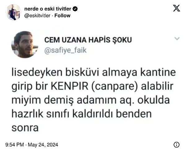 Arada olur öyle şeyler.