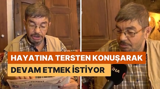 Gaziantep'te Yaşayan Vatandaş Tersten Konuşma Becerisini Geliştirdi: "Herkesin Tersten Konuşmasını İstiyorum"