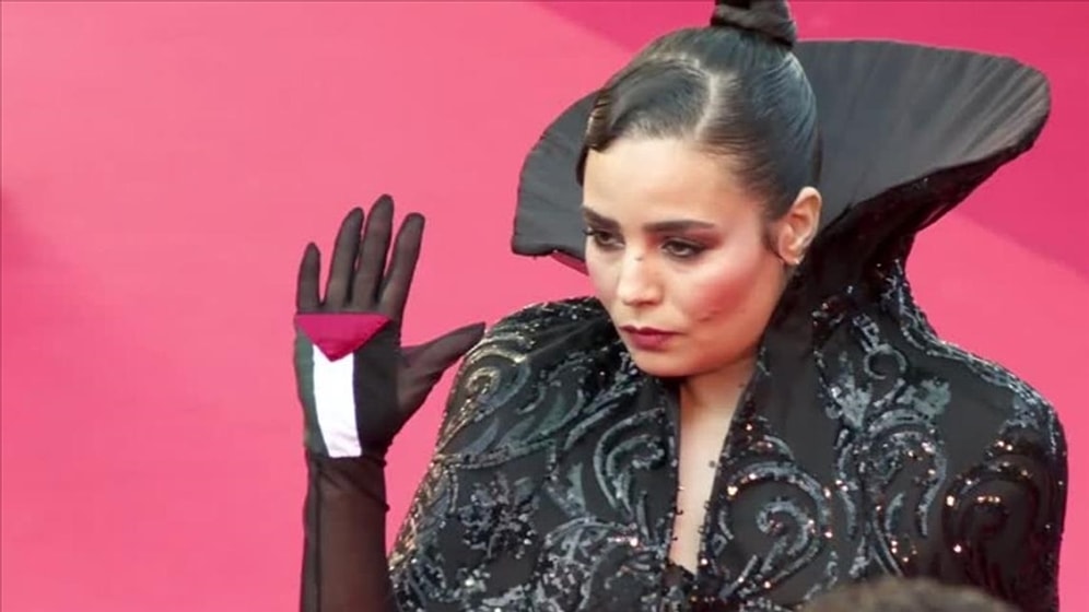 Moroccan Director Asmae El Moudir Makes a Statement with Palestinian Flag at Cannes!