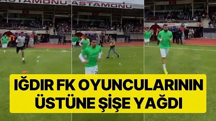 Kastamonu Deplasmanında Tatsız Olay: Iğdır FK Oyuncularının Üstüne Şişe Yağdı