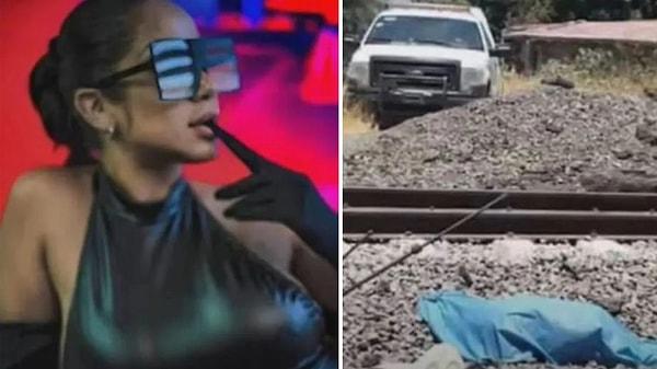 Meksika'da yaşayan 30 yaşındaki model Bermejo, raylarda fotoğraf çekimi yapmak isterken kıyafetleri hızla gelmekte olan hızlı trene takıldı.