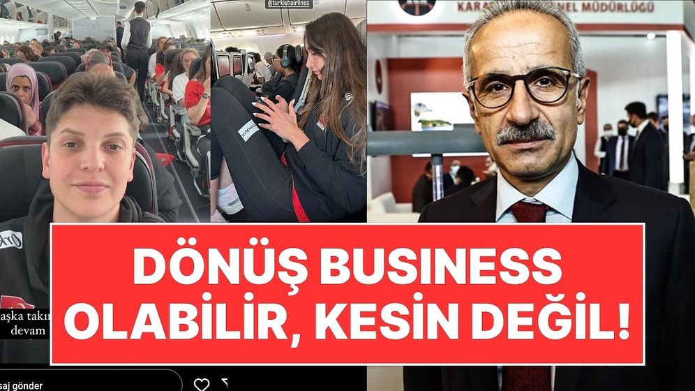 Ulaştırma Bakanı, Filenin Sultanları'nın Ekonomi Sınıfında İki Büklüm Uçmasına İlişkin Konuştu!