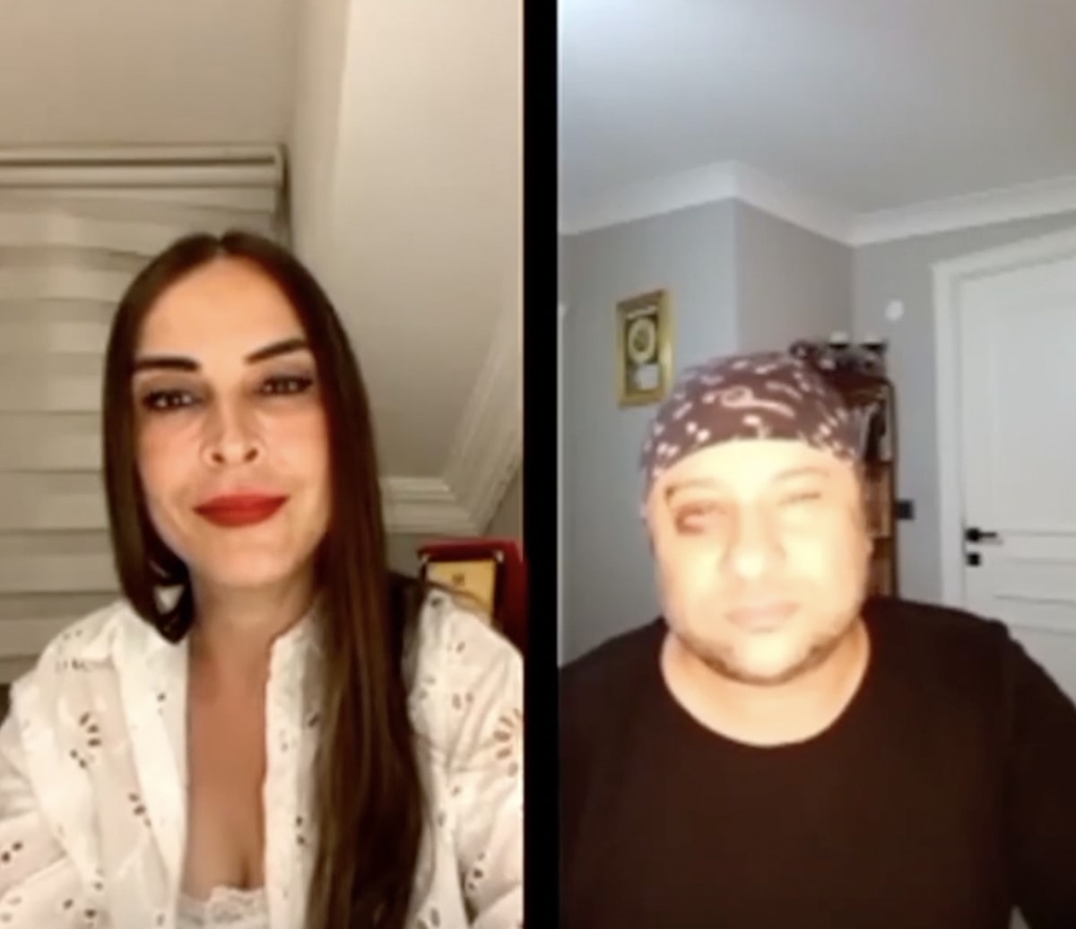 Sald�r�ya u�ram��t�! Sanat�� Onur Akay canl� yay�nda bay�ld�