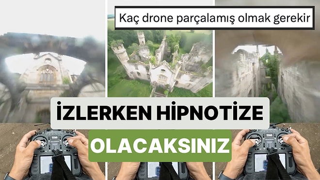 Bilgisayar Oyunu Oynar Gibi Büyük Bir Rahatlıkla Drone Kullanan Adamın Yakaladığı Muazzam Görüntüler