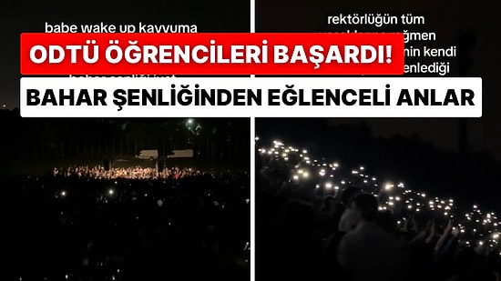 Rektörlükten İzin Çıkmayan ODTÜ Bahar Şenliği Engellere Rağmen Gerçekleştirildi