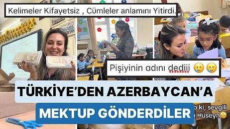 Türkiye ve Azerbaycan Arasında Dostluk Etkinliği Başlatan İki Öğretmenin Etkinliği Kalbinizi Sıcacık Yapacak