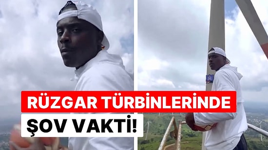 ‘Ölümcül Atıcı’ Lakabıyla Bilinen Chris Matthews Rüzgar Türbinleri Arasında Basket Atarak Meydan Okudu!