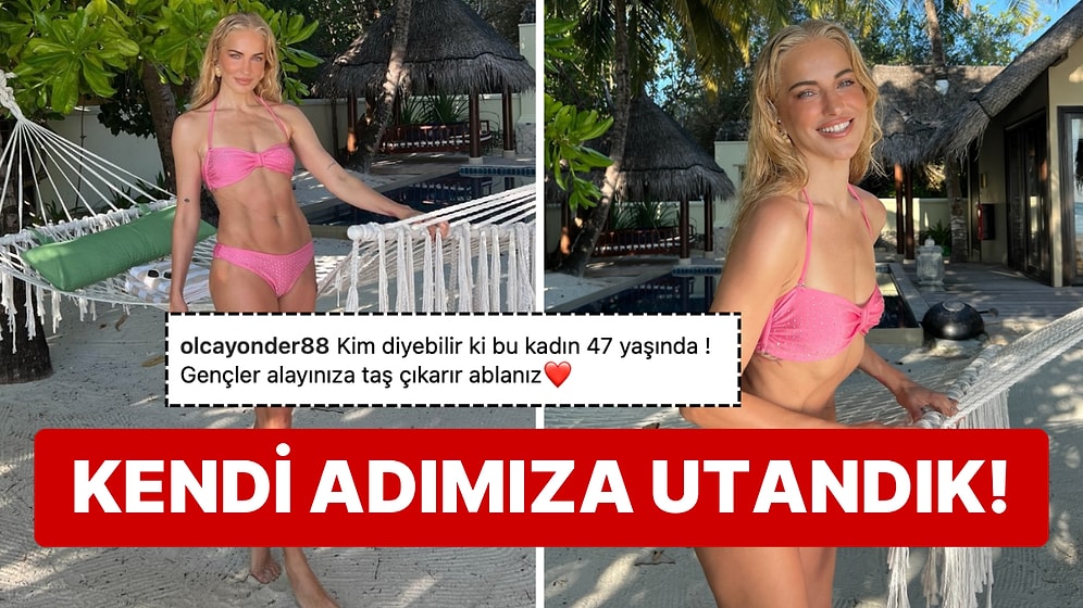 Gençlik İksiri İçtiğine Emin Olduğumuz Burcu Esmersoy'un Pembe Bikinili Pozları Tadımızı Fena Kaçırdı!