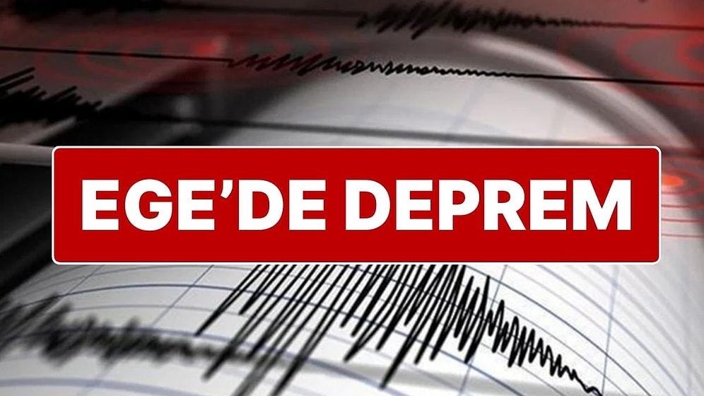 AFAD'dan Deprem Açıklaması: Ege Denizi’nde 4.2 Büyüklüğünde Deprem Oldu