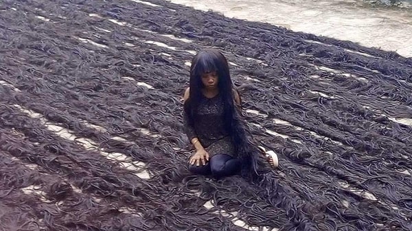 Nigerian wig maker Helen Williams made headlines in recent years for creating the longest wig, earning her a spot in the Guinness World Records.