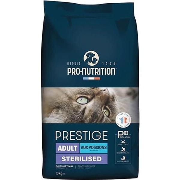 11. Pro Nutrition Prestige Adult Sterilised Yetişkin Kısırlaştırılmış Somonlu ve Morina Balıklı Kedi Maması