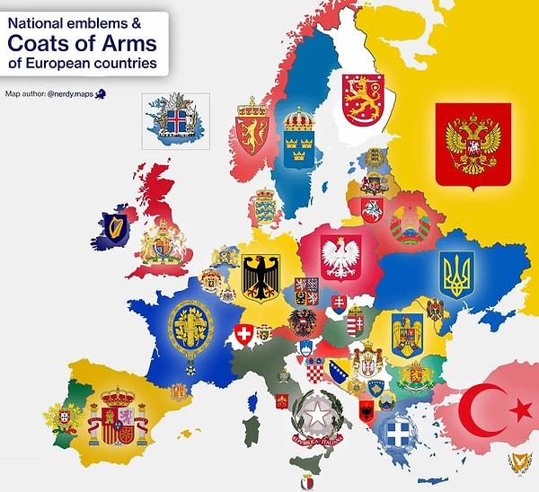 4. Avrupa'nın ulusal sembolleri.